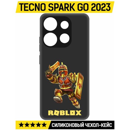 Чехол-накладка Krutoff Soft Case Roblox-Рэдклифф для TECNO Spark Go 2023 черный чехол накладка krutoff soft case roblox рэдклифф для tecno spark 10c черный