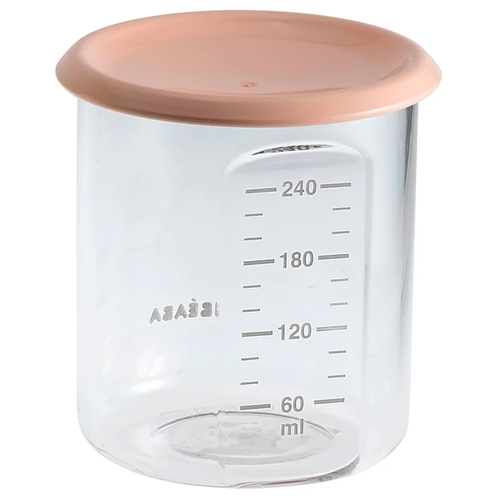 Beaba Контейнер для детского питания MAXI JARS, 240 мл (Розовый)