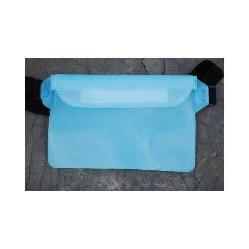 фото Водонепроницаемая сумка-чехол на пояс/плечо для документов nuobi 220х170мм (синий)