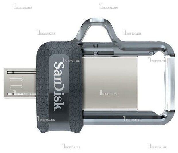 Флешка USB SANDISK Ultra Dual 64Гб, USB3.1, черный [sddd3-064g-g46] - фото №8