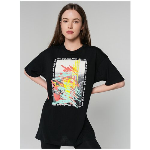 фото Футболка твое 81751 цвет: черный xs