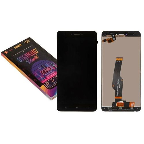 Дисплей в сборе с тачскрином для Xiaomi Redmi Note 4X ZeepDeep ASIA, черный zuczug for xiaomi redmi note 4 tempered glass redmi note 4x glass film screen protector protective film 2 5d for redmi 4 4x