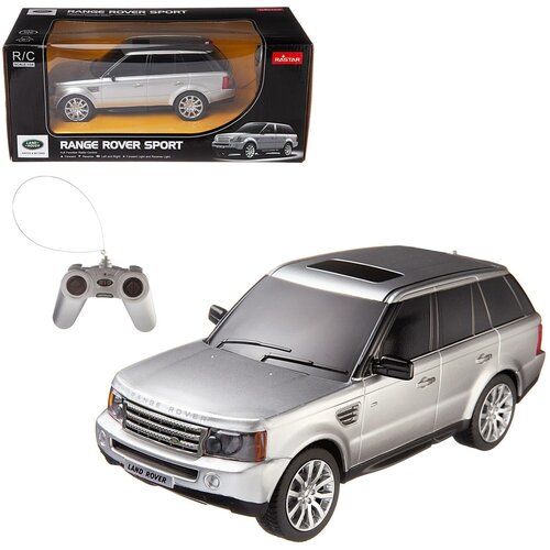 машина р у 1 24 range rover sport Машина р у 1:24 Range Rover Sport, 20см, серебряный 2.4G 30300S