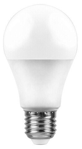Лампа светодиодная, (12W) 230V E27 6400K A60, LB-93 (комплект 10шт.)