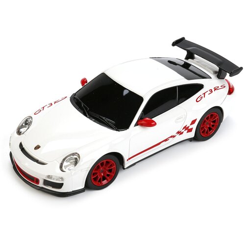 Машинка на радиоуправлении 1:24 Porsche GT3 RS цвет белый машина rastar ру 1 24 porsche gt3 rs белая 39900