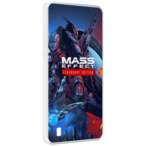 Чехол MyPads Mass Effect Legendary Edition для Blackview A55 задняя-панель-накладка-бампер
