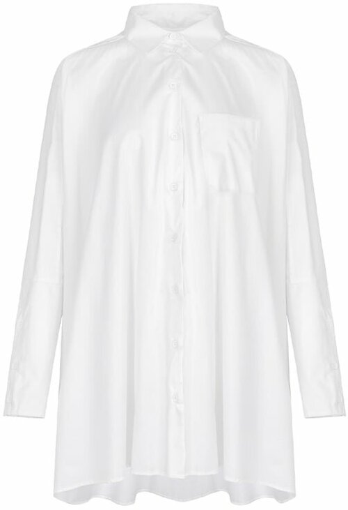Рубашка  MM6 Maison Margiela, повседневный стиль, размер s, белый