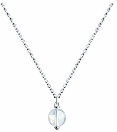 Колье Diamant online, серебро, 925 проба, кристаллы Swarovski