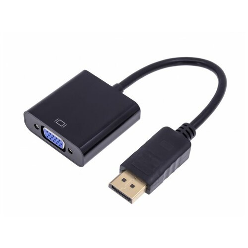 Переходник (адаптер) DisplayPort-VGA, черный