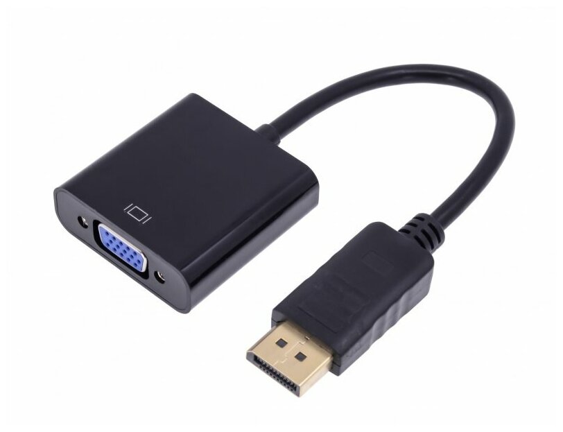 Переходник (адаптер) DisplayPort-VGA, черный