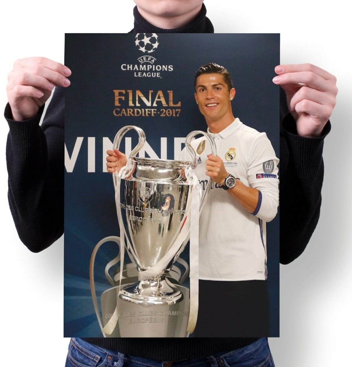 Плакат А4 футбольный клуб Реал Мадрид - Real Madrid № 18