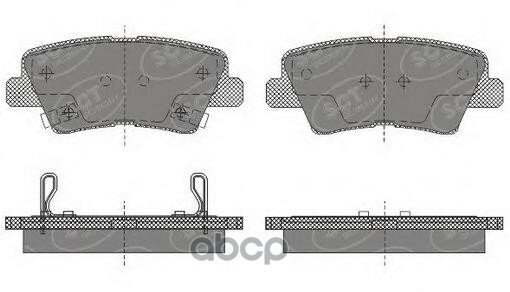 Колодки Тормозные Дисковые SCT арт. SP629