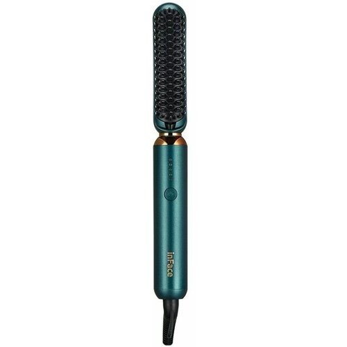 Ионный стайлер для укладки InFace ION Hairbrush ZH-10D STRAIGHT Negative (Green) EU