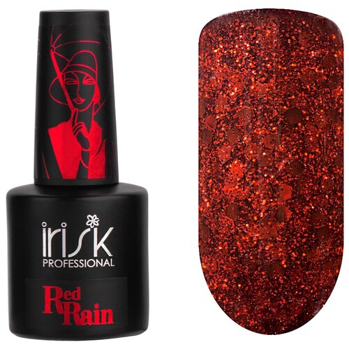 Irisk Professional гель-лак для ногтей Red rain, 10 мл, 04 гель лак для ногтей irisk professional hits series 15 мл оттенок 04