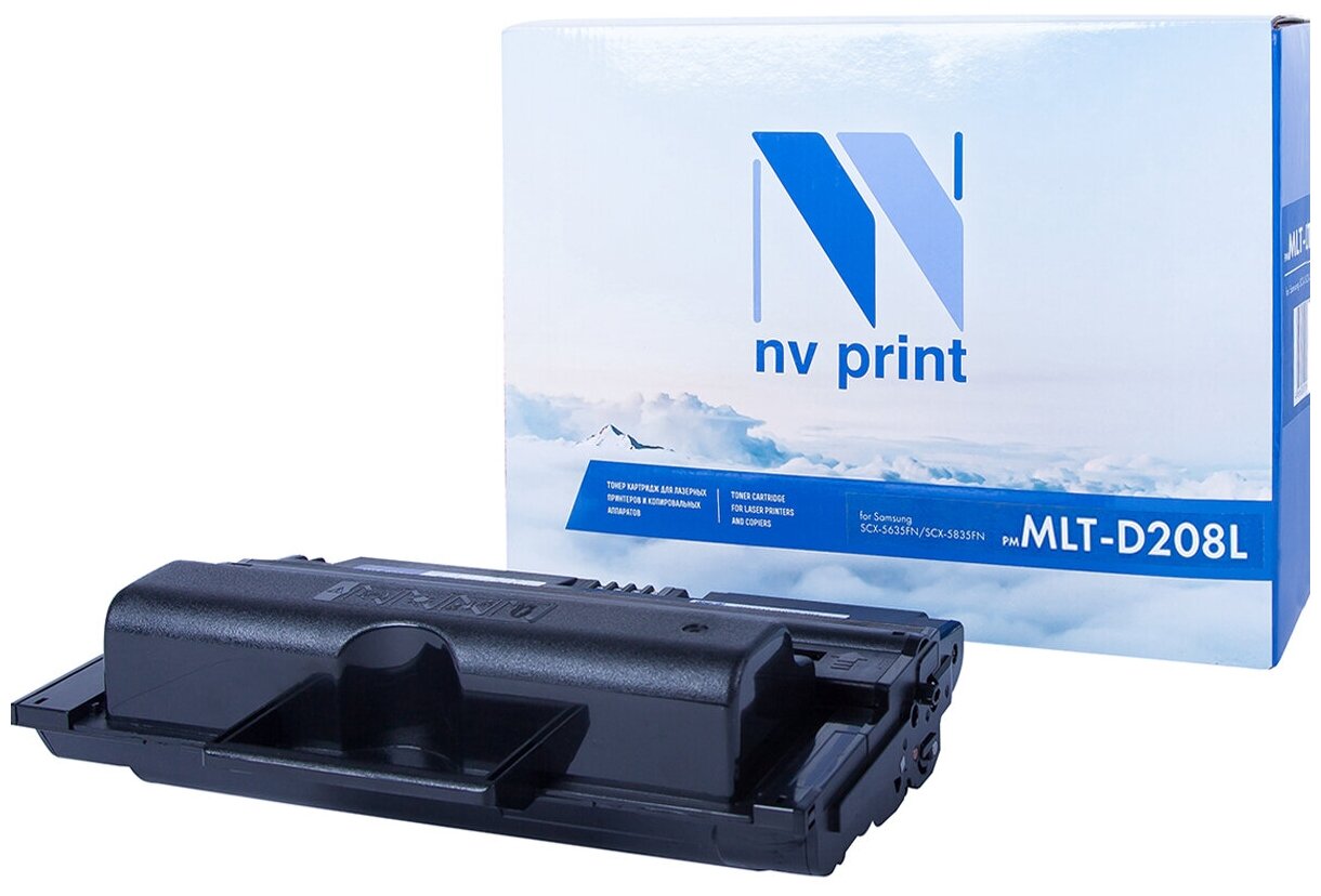 Лазерный картридж NV Print NV-MLTD208L для Samsung SCX-5835FN, 5635FN (совместимый, чёрный, 10000 стр.)
