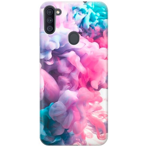 фото Re:pa накладка transparent для samsung galaxy a11 / m11 с принтом "розово-голубой дым"