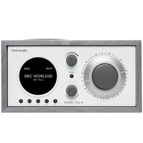 Радиоприемник Tivoli Audio Model One+ Цвет: Серый/Белый [Grey/White]