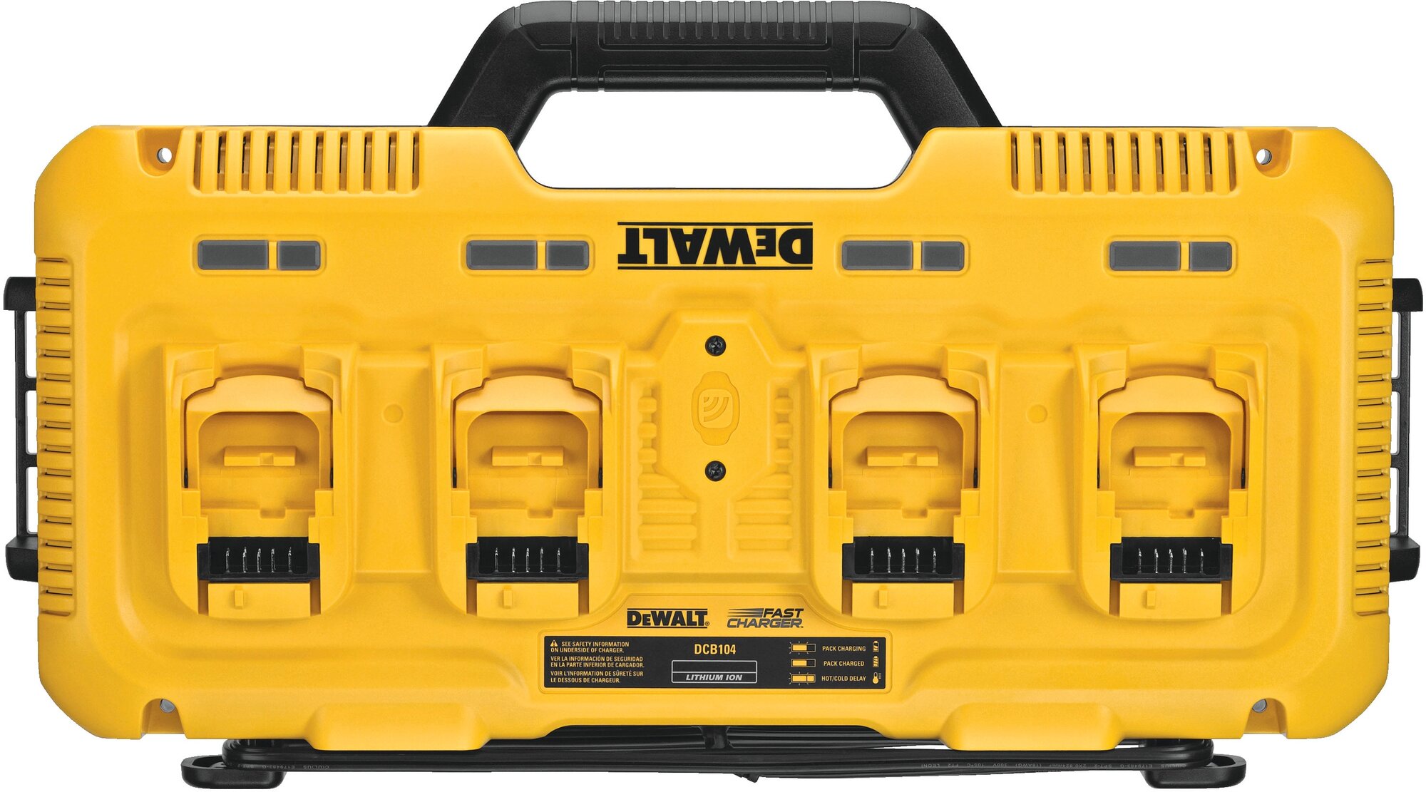 Универсальное зарядное устройство на 4 порта XR FLEXVOLT Li-lon (18.0 В/54.0 В, Li-lon) DEWALT DCB104