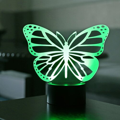 Ночник детский 3D Светильник Бабочка