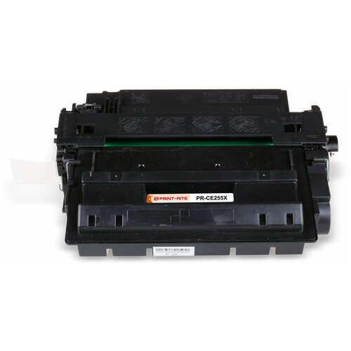 Print-Rite Картридж совместимый ПринтРайт Print-Rite PR-CE255X CE255X черный 12.5K термопленка для hp laserjet p3015 m521dn m525 p3015dn p3010 m521 m506 m527 смазка