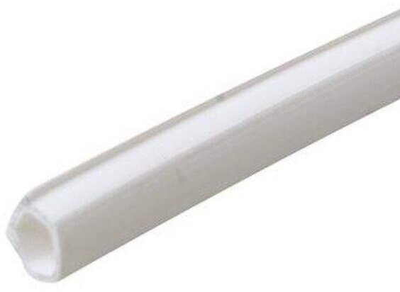 Антипылевая заглушка оконного паза, уплотнитель для паза под штапик, белый, 10 метров - фотография № 1