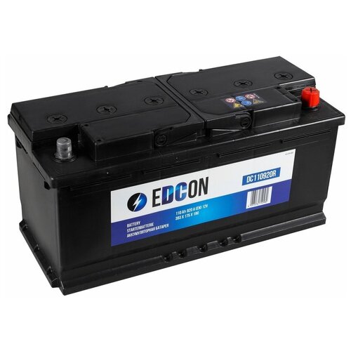 Аккумулятор Edcon DC110920R 110 Ач 920А обратная полярность