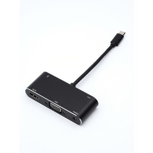 Кабель а/в ATCOM 0.1m м AT2810 переходник hdmi vga 0 1м atcom at2810 круглый черный