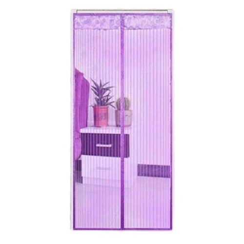 фото Москитная сетка для дверей, 0,9х2,1м, на магнитах, фиолетовая inbloom