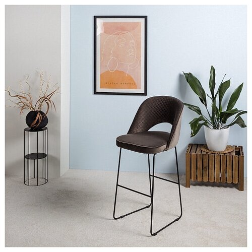 Кресло полубар Lars Грей/Линк