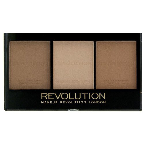 REVOLUTION Палетка для скульптурирования Ultra Sculpt & Contour Kit, c04, light medium палетка для скульптурирования лица ultra brightening contour kit ultra 11г fair c01