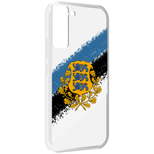 Чехол MyPads герб флаг эстонии-2 для Tecno Pop 5 LTE / Pop 5 Pro задняя-панель-накладка-бампер