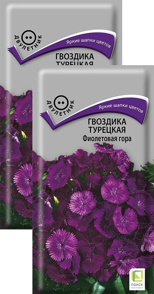 Гвоздика Турецкая Фиолетовая гора (025 г) 2 пакета