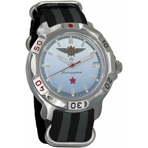 Наручные часы Восток Командирские, серый наручные часы восток командирские механические командирские 811290 tricolor5 мультиколор