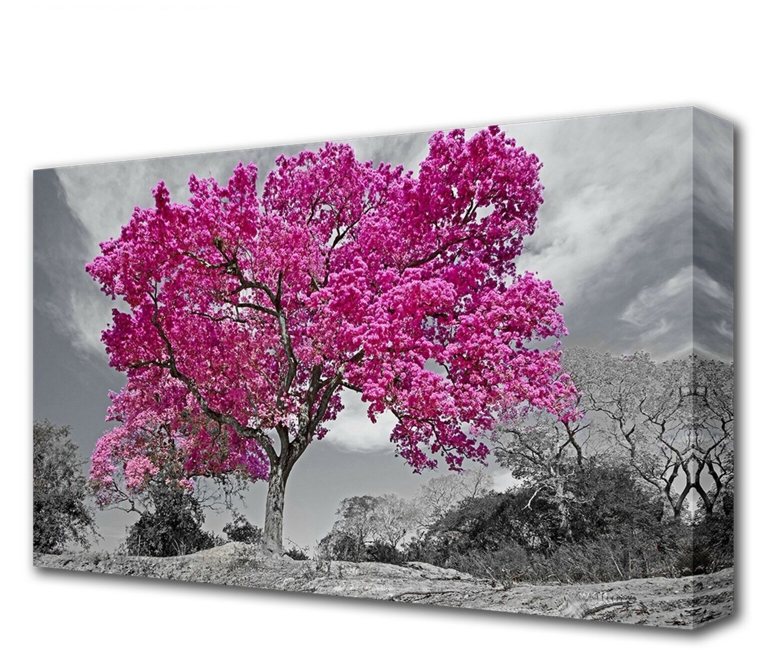 Картина на холсте Topposters "Цветущее дерево", 60*100 см