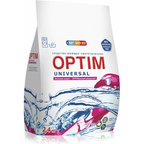 Стиральный порошок Optim Universal 2,4 кг