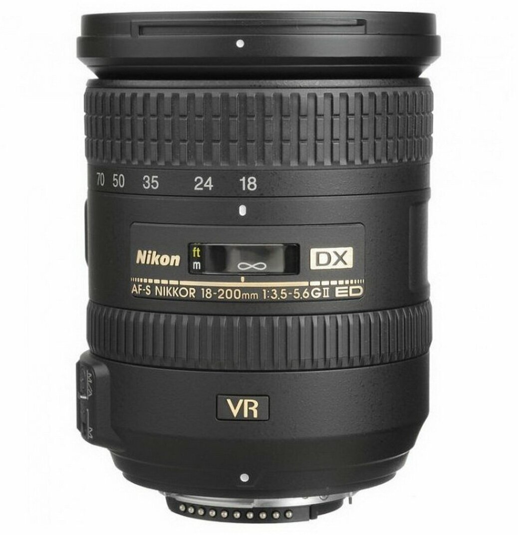 Объектив Nikon 18-200mm f/35-56G ED AF-S VR II DX Zoom-Nikkor