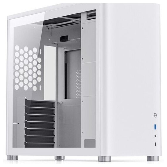 Корпус JONSBO D40 White без БП, боковая панель из закаленного стекла, mini-ITX, micro-ATX, ATX, белый