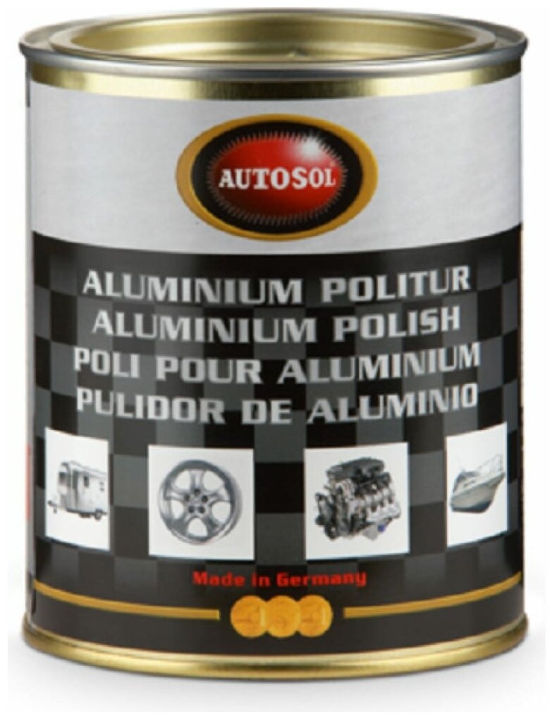 Полироль для алюминия / Паста для очистки и полировки алюминия / Autosol Croldino Aluminium Politur объем 750 мл 01001831