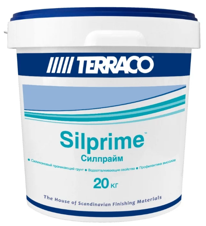 Terraco Silprime Проникающая Грунтовка на Силиконовой Основе 20кг.
