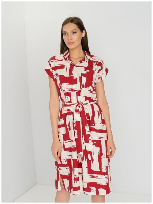 Платье женское, Gerry Weber, 780018-31509-6122, красный, размер - 48