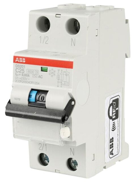 ABB DS201 C25 AC30 .  2-  25 30 A  AC 6-230 2CSR255080R1254