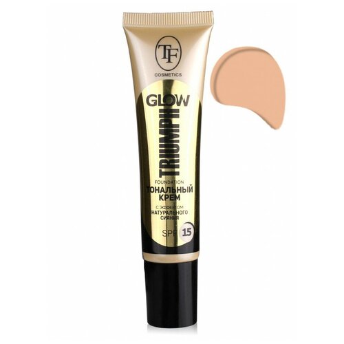 TF Cosmetics Тональный крем Glow Foundation, SPF 15, 30 мл/36 г, оттенок: 206 бежевый песок tf cosmetics тональный крем glow foundation spf 15 30 мл 30 г оттенок 201 слоновая кость