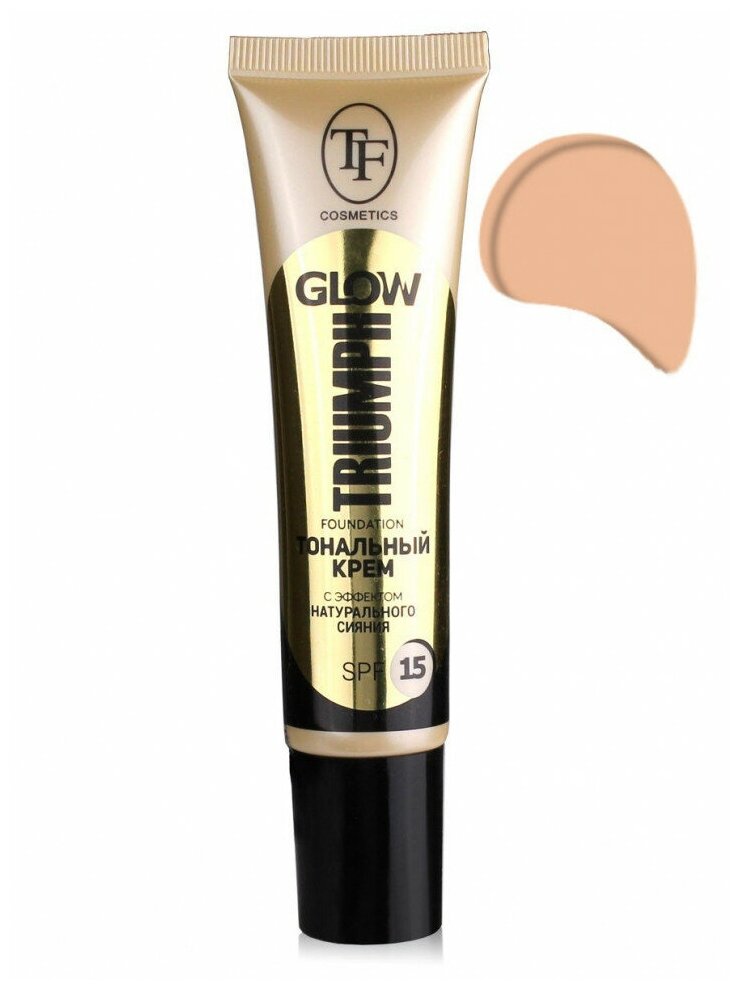 TF Cosmetics Тональный крем Glow Foundation, SPF 15, 30 мл, оттенок: 206 бежевый песок