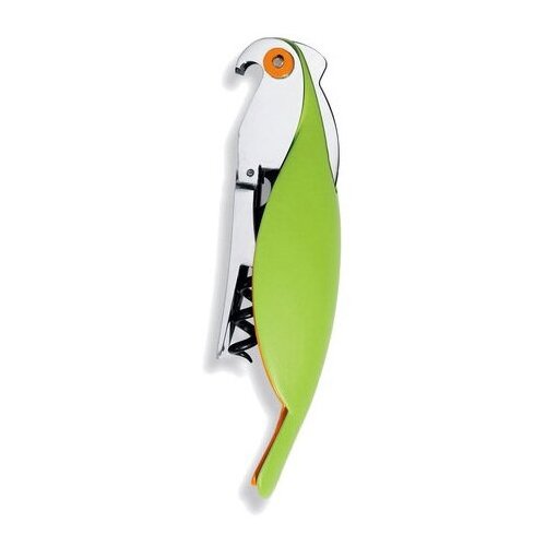 Штопор ALESSI PARROT, AAM32 GR, зеленый