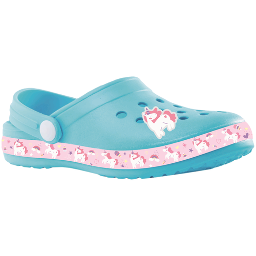 Пляжная обувь для девочек котофей 525083-01 размер 32-33 цвет голубой