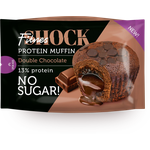 Маффин протеиновый FitnesShock двойной шоколад без сахара - изображение