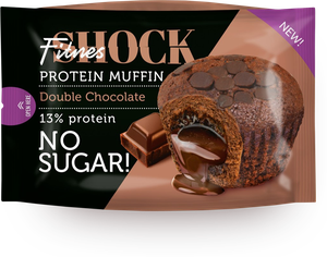 Фото Маффин протеиновый FitnesShock двойной шоколад без сахара