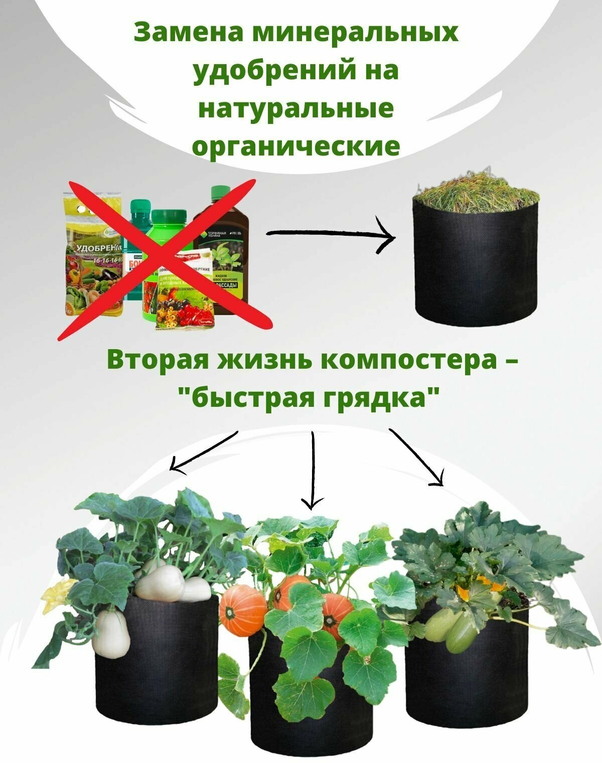 Компостер садовый текстильный Smart Pot 750 литров - фотография № 4