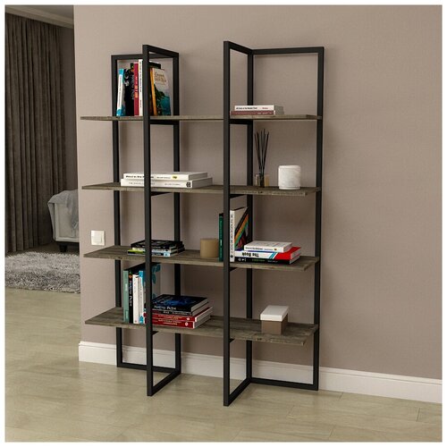 Стеллаж loft [box] Iden Black Арабеска