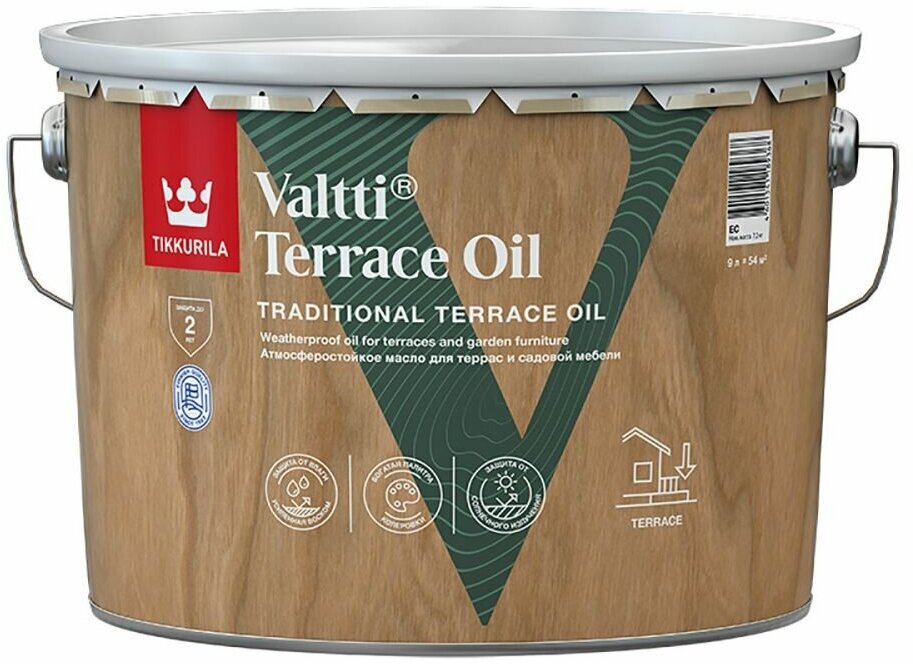 Tikkurila Valtti Terrace Oil / Тиккурила Валтти Террас Ойл масло для ...